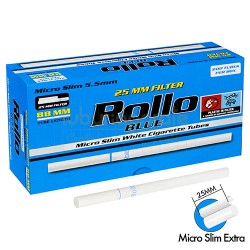 Tuburi tigari Rollo Micro Slim Blue Extra 25 mm (200)